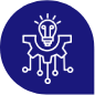 Light bulb gear icon